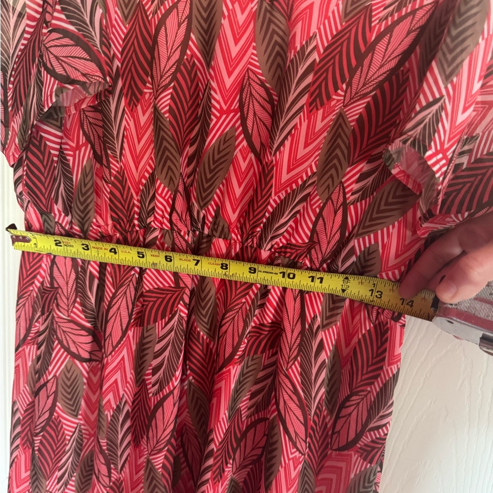 Charming Charlie Coral maxi sundress perfect for beach or music festival! - Picture 6 of 8